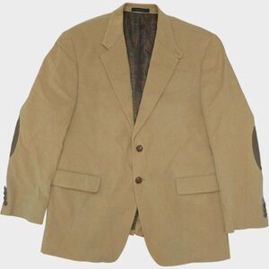 Lauren Ralph Lauren Corduroy Blazer Sports Coat Size 40S Elbow Patches Paisley